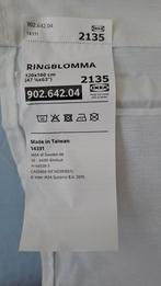 Ikea Ringblomma 120x 160 cm wit vouwgordijn, 150 tot 200 cm, Gebruikt, Wit, Ophalen