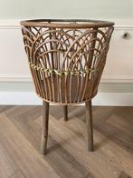 Rotan plantenstandaard, Tuin en Terras, Bloembakken en Plantenbakken, Ophalen, Zo goed als nieuw, Rond, 30 tot 60 cm