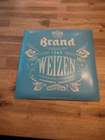 Brand Weizen Reclamebord, Ophalen of Verzenden, Gebruikt, Reclamebord