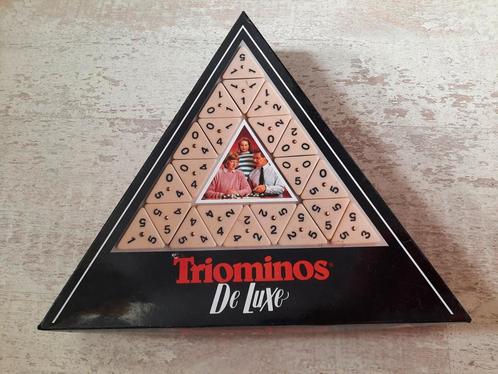 TRIOMINOS DE LUXE spel, Hobby en Vrije tijd, Gezelschapsspellen | Bordspellen, Zo goed als nieuw, Een of twee spelers, Drie of vier spelers