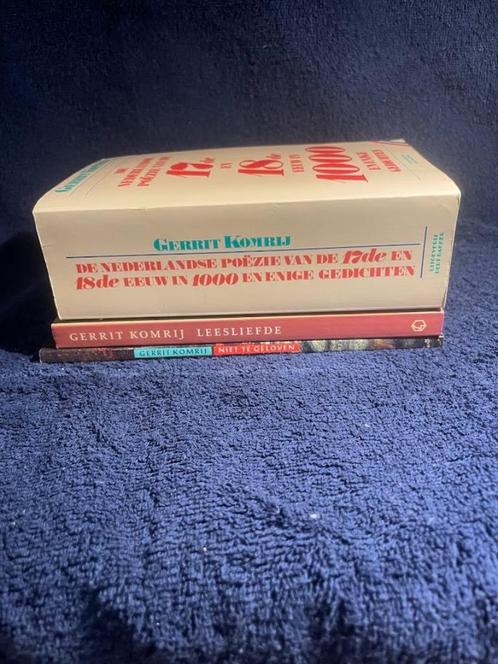 3 boeken van Gerrit Komrij., Boeken, Literatuur, Gelezen, Nederland, Ophalen of Verzenden