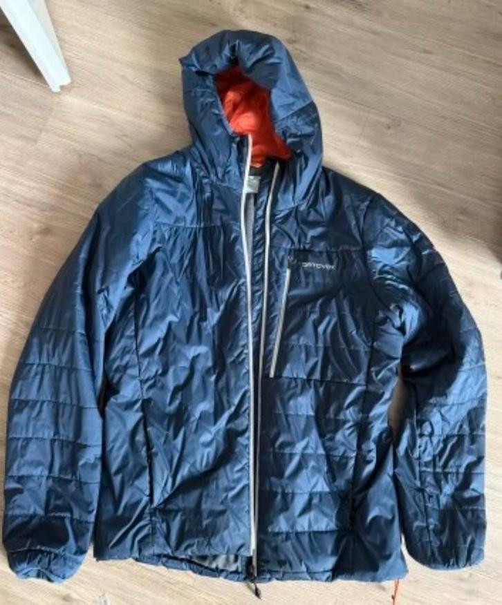 Ortovox Piz Bianco herenjas met Swiss Merino wol – maat L, Kleding | Heren, Jassen | Winter, Zo goed als nieuw, Blauw, Ophalen of Verzenden