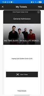ZSM WEG!!!! : BIG TIME RUSH GOLDEN CIRCLE 1X, Eén persoon, December