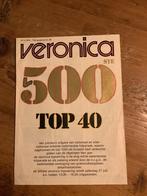 Veronica top 40, 500e exemplaar, 1975, Verzamelen, Gebruikt, Ophalen of Verzenden, Boek, Tijdschrift of Artikel