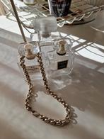 Jasseron Ketting Zilverkleurig, Sieraden, Tassen en Uiterlijk, Armbanden, Ophalen of Verzenden, Zo goed als nieuw, Zilver, Staal
