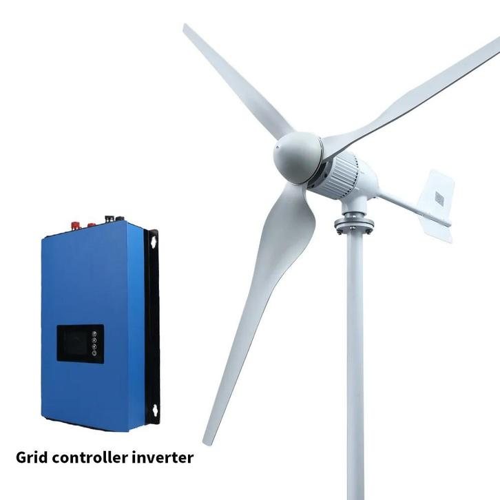 Horizontale Windturbine - 3KW/5KW - 24V/48V naar 220V, Tuin en Terras, Windwijzers en Windmolens, Nieuw, Verzenden