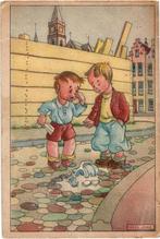 912064	Vintage oude Kinderkaart	K Links	Jongen	gebroken kan