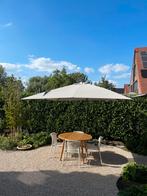 Zweefparasol 300 x 300cm - incl. voet 90kg en hoes, Tuin en Terras, Parasols, Ophalen, Zo goed als nieuw, Zweefparasol, Kantelbaar