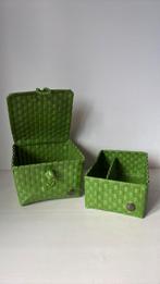 4 mooie opbergmandjes van Handed by, Kunststof, Gebruikt, Mand, Vierkant