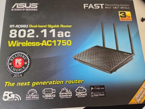 ASUS RT-AC66U, Computers en Software, Netwerk switches, Gebruikt, Ophalen of Verzenden