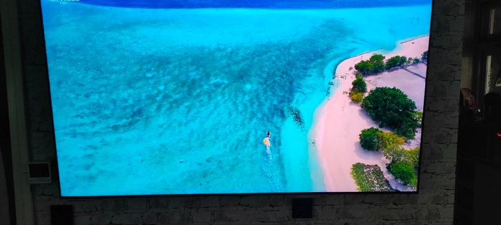 Grote Smart Qled TV -Samsung 65 col Perfecte beeldkwaliteit, Audio, Tv en Foto, Televisies, Zo goed als nieuw, QLED, 100 cm of meer