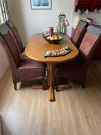 Manou tafel ovaal 160cm bij 80cm. Zeer nette staat, Huis en Inrichting, Tafels | Eettafels, Ophalen, Overige materialen, 50 tot 100 cm