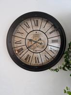 Industriële Klok, Huis en Inrichting, Woonaccessoires | Klokken, Ophalen of Verzenden, Zo goed als nieuw, Analoog, Wandklok