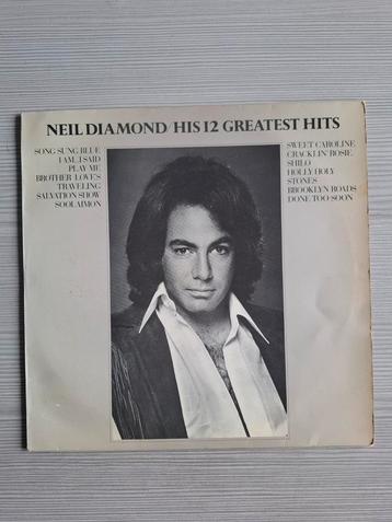 Neil Diamond - His 12 Greatest Hits LP beschikbaar voor biedingen