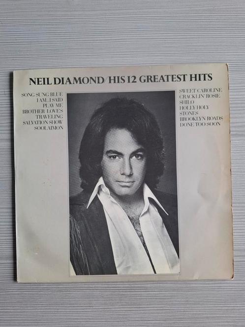 Neil Diamond - His 12 Greatest Hits LP, Cd's en Dvd's, Vinyl | Pop, Gebruikt, 1960 tot 1980, 12 inch, Ophalen of Verzenden