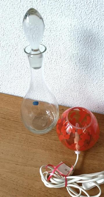  Schitterende oude karaffen ,w.o.Bohemia en zuiver crystal  beschikbaar voor biedingen