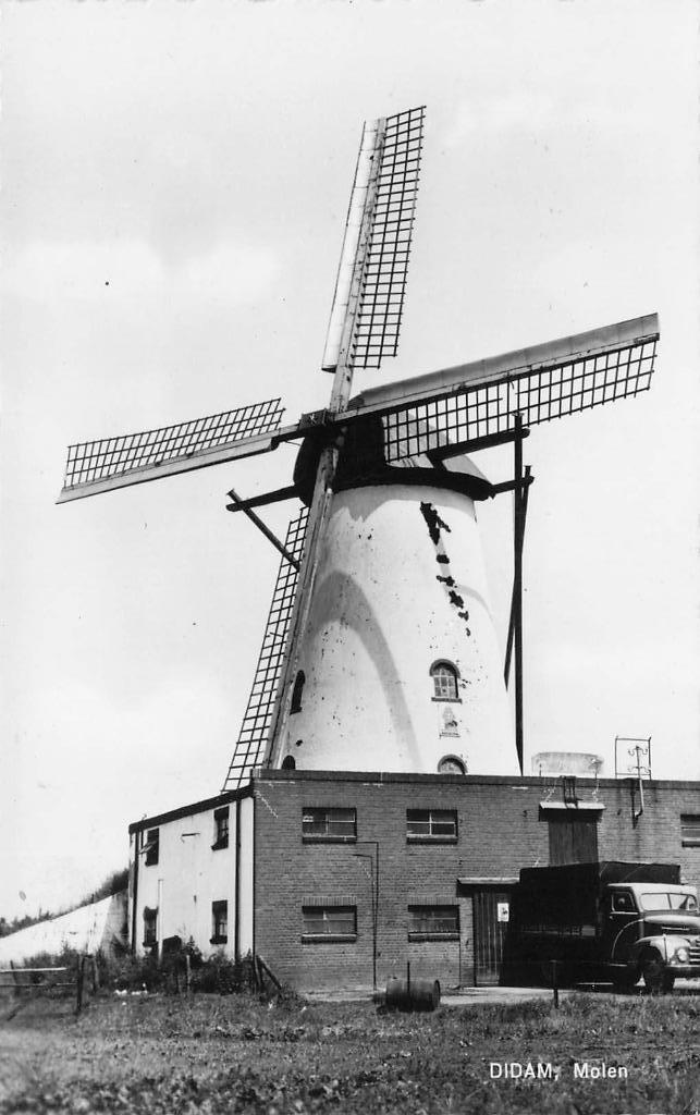 AZ086 Didam Molen 1960, Verzamelen, Ansichtkaarten | Nederland, Gelopen, Gelderland, 1960 tot 1980, Verzenden
