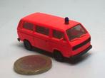 Brandweer Volkswagen Transporter T3 Fluor, Herpa, Ophalen of Verzenden, Gebruikt, Auto, Herpa