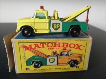 Lesney Matchbox Regular wheels #13 Dodge Wreck Truck in doos beschikbaar voor biedingen