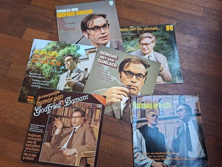 GODFRIED BOMANS - 6 LP's in prima staat, Cd's en Dvd's, Vinyl | Nederlandstalig, Gebruikt, Overige genres, 12 inch, Ophalen of Verzenden