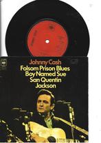 JOHNNY CASH EP SINGLE 7" FOLSOM PRISON BLUES  1969, Cd's en Dvd's, Vinyl Singles, 7 inch, Ophalen of Verzenden, Zo goed als nieuw