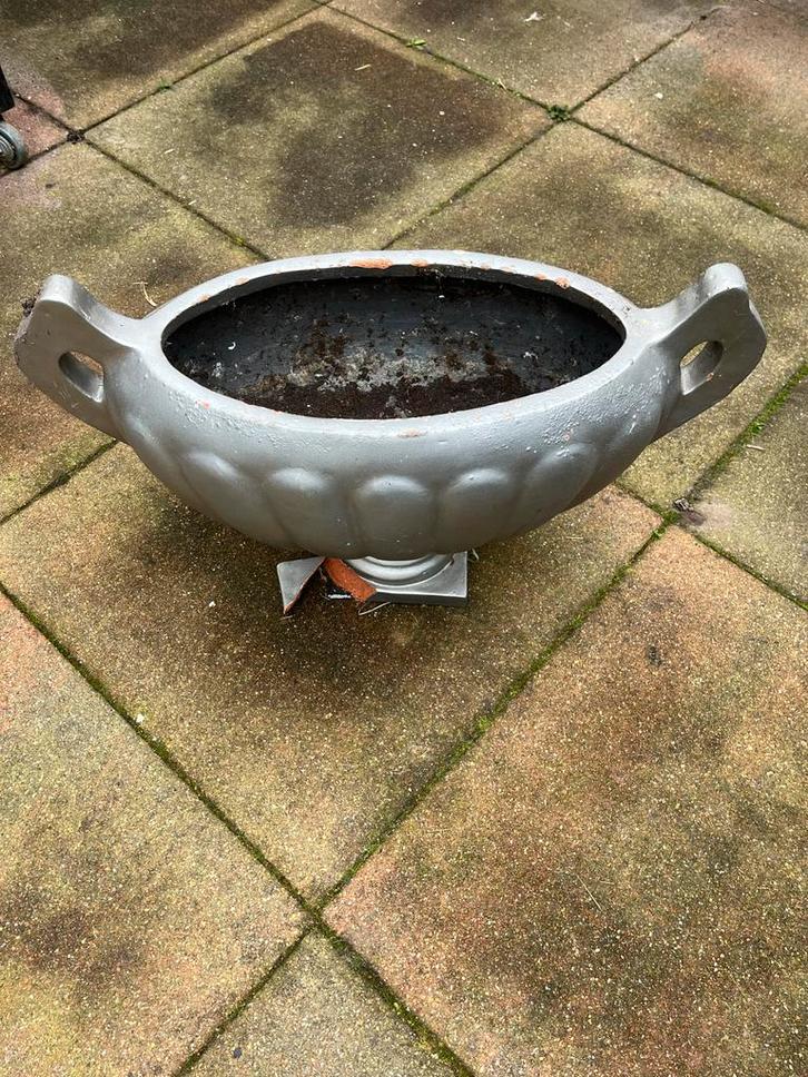 Brocante Bloempot, Tuin en Terras, Bloembakken en Plantenbakken, Gebruikt, Overige materialen, Binnen, Minder dan 30 cm, Minder dan 60 cm