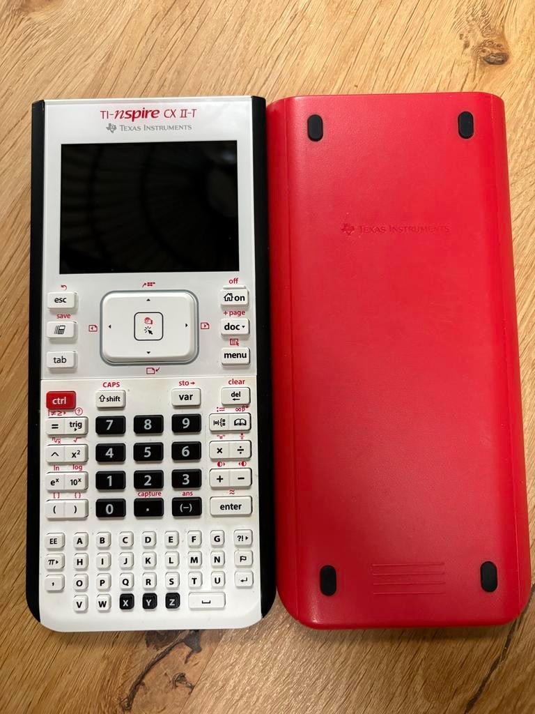 TI-nspire CX II-T Grafische Rekenmachine - Zo Goed Als Nieuw, Diversen, Rekenmachines, Ophalen of Verzenden, Grafische rekenmachine