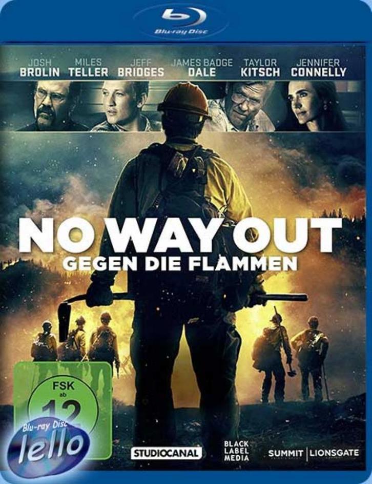 Blu-ray: Only the Brave (2017 Josh Brolin, Jeff Bridges) DE, Cd's en Dvd's, Blu-ray, Zo goed als nieuw, Actie, Ophalen of Verzenden