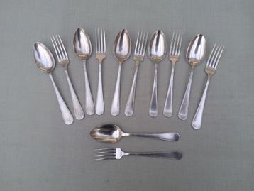 Gero Zilmeta 294  - 6 Dessertlepels en 6 Dessertvorken  beschikbaar voor biedingen