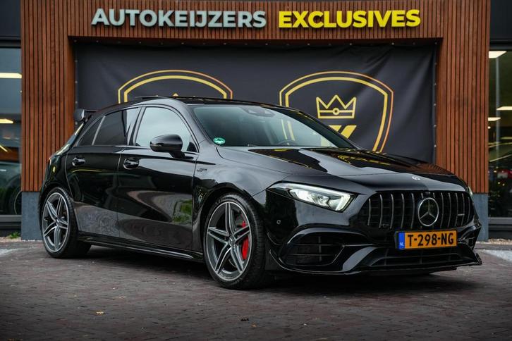 Mercedes-Benz A-klasse AMG 45 S 4MATIC+ Premium Plus Panodak, Auto's, Mercedes-Benz, Bedrijf, Te koop, A-Klasse, 4x4, ABS, Achteruitrijcamera