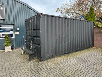Container 20FT Zwart Zeecontainer opslag / transport ombouw beschikbaar voor biedingen