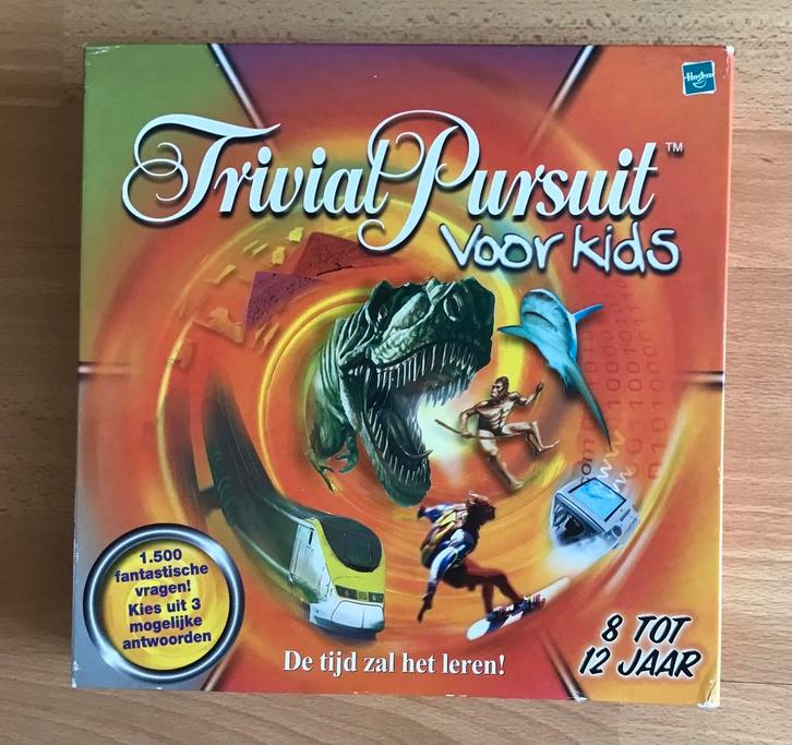 Trivial Pursuit voor kids bordspel 8-12 jaar (Triviant), Hobby en Vrije tijd, Gezelschapsspellen | Bordspellen, Zo goed als nieuw