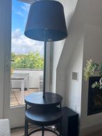 Riviera Maison bijzettafel met lamp, Minder dan 55 cm, Gebruikt, Rond, Ophalen of Verzenden