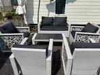 Loungeset wit met kussens intratuin, Tuin en Terras, Tuinsets en Loungesets, Ophalen, Zo goed als nieuw, Bank, Loungeset