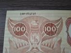 Bijzonder biljet 100 gulden Erasmus 1953, afwijkende kleur, Postzegels en Munten, Bankbiljetten | Nederland, Ophalen of Verzenden