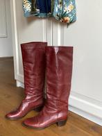 Italiaans leren hoge laarzen, made in Italy, Ophalen, Hoge laarzen, Bruin, Zo goed als nieuw
