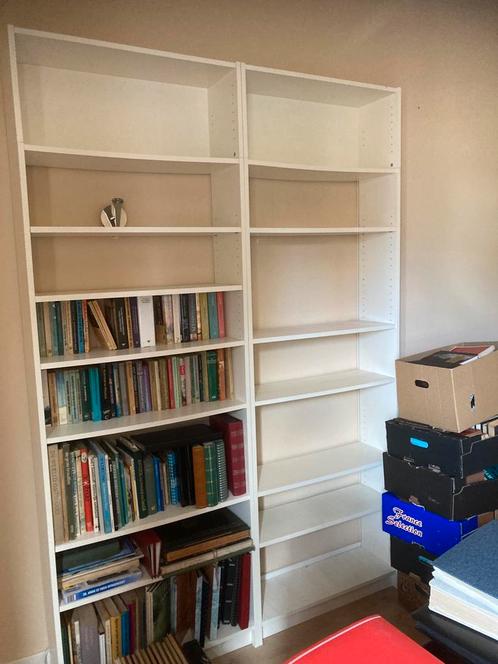IKEA Billy boekenkasten, twee stuks, 237 cm. hoog., Huis en Inrichting, Kasten | Boekenkasten, Gebruikt, 50 tot 100 cm, 200 cm of meer