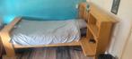 Steigerhouten 1 persoons bed electrisch, Ophalen, Eenpersoons