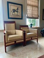 Schuitema decoforma fauteuils Charles Rennie, Huis en Inrichting, Fauteuils, Minder dan 75 cm, Leer, Ophalen of Verzenden, Zo goed als nieuw