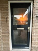 Hard houten voordeur, Overige typen, Zo goed als nieuw, 150 tot 225 cm, Inclusief glas