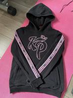 Te koop: Knolpower hoodie zwart met roze borduurstik en bies, Trui of Vest, Jongen of Meisje, Knolpower, Ophalen of Verzenden