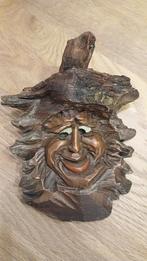 Boom Geest Spirit Oude Man Houtsnijwerk, Ophalen of Verzenden