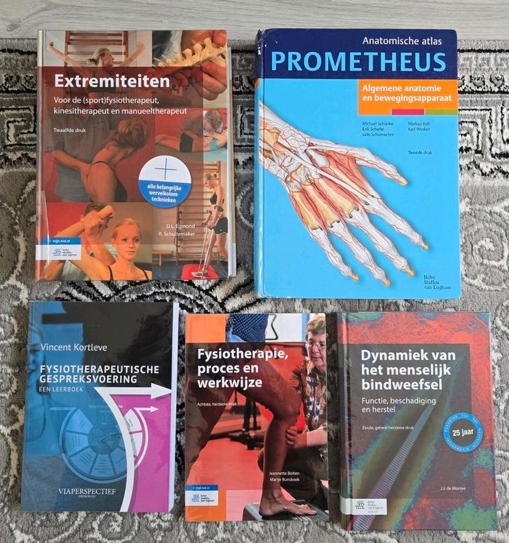 Fysiotherapie boeken, Boeken, Studieboeken en Cursussen, Zo goed als nieuw, HBO, Beta, Ophalen