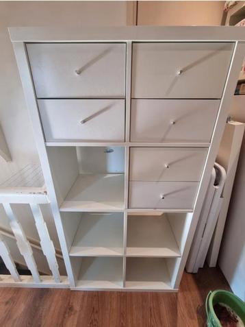 20x Kallax expedit LADES inc. Inzetten Ikea wit  beschikbaar voor biedingen