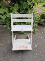 Stokke Tripp Trapp kinderstoel wit Trip Trap, Ophalen of Verzenden, Gebruikt, Meegroeistoel