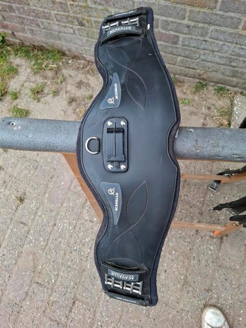 Acavallo Comfort gel, 60 cm, zwart + andere singels, Dieren en Toebehoren, Paarden en Pony's | Hoofdstellen en Tuigage, Zo goed als nieuw