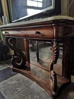 Biedermeier trumeau, Ophalen