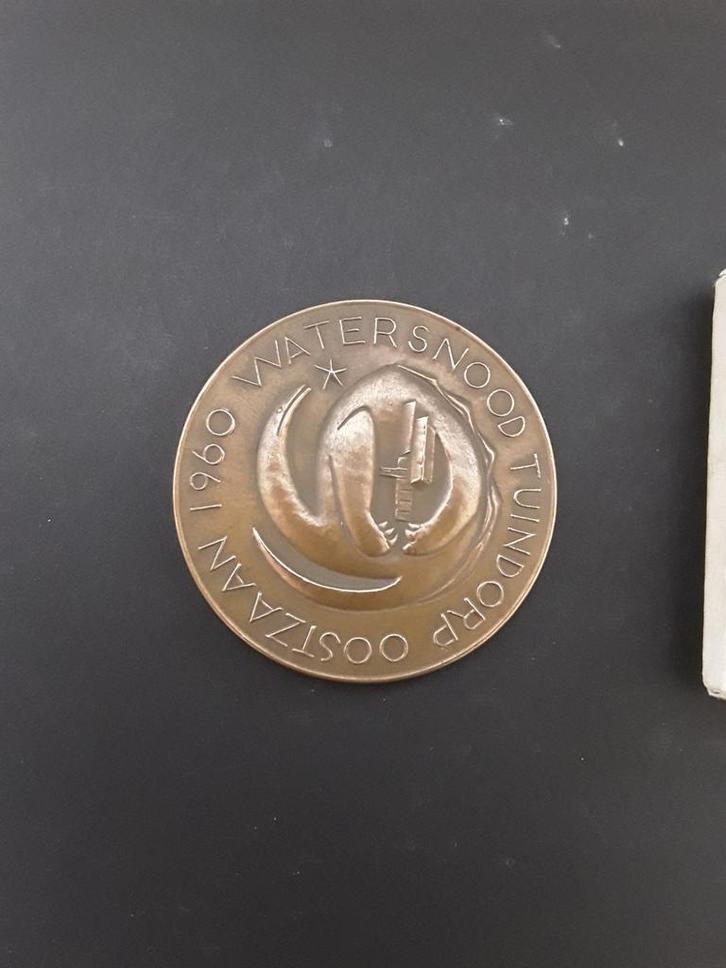 Watersnood Tuindorp oostzaan, Postzegels en Munten, Penningen en Medailles, Overige materialen, Ophalen of Verzenden