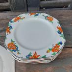 Mooie set van 6 brocante gebaksbordjes Alfred Meakin, Antiek en Kunst, Antiek | Servies los, Ophalen of Verzenden