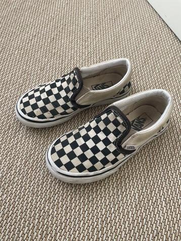 Vans canvas classic slip-on sneaker zwart-wit Maat 30 beschikbaar voor biedingen